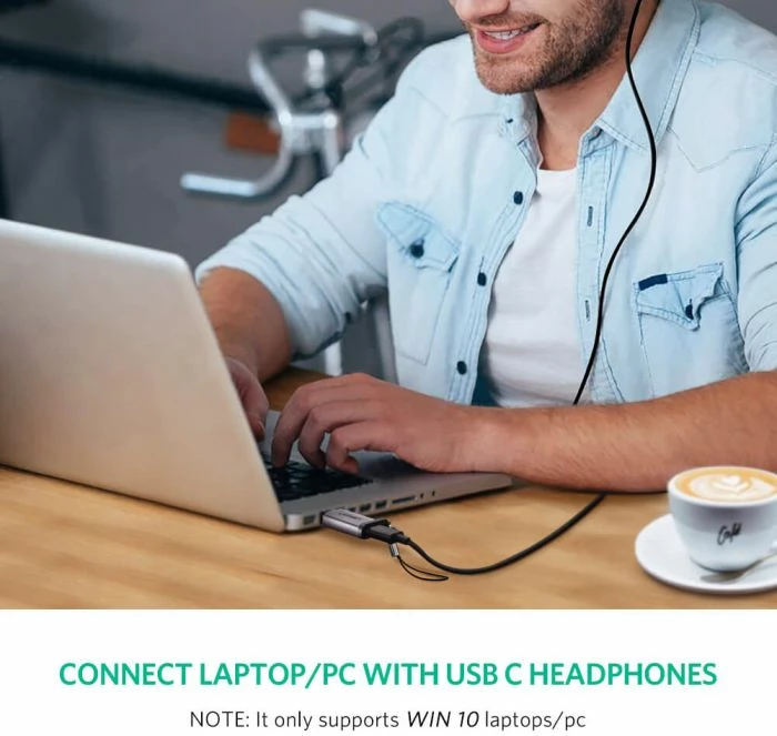 Adapter UGREEN 50533 USB 3.0-A (M) në USB-C (F) 5Gbps, gri, blister