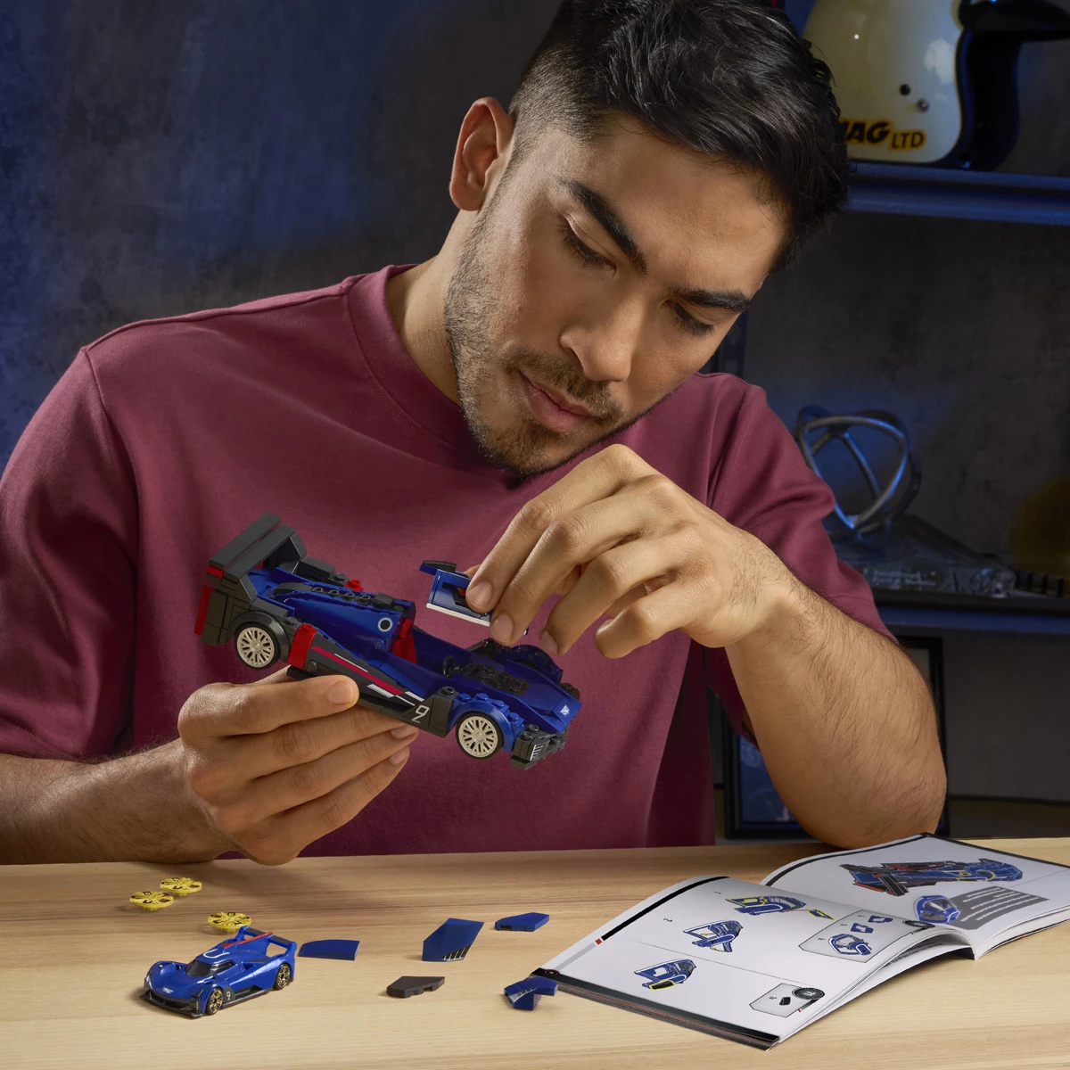 Seti i Ndërtimit Brick Shop Hot Wheels Cadillac Project GTP Hypercar