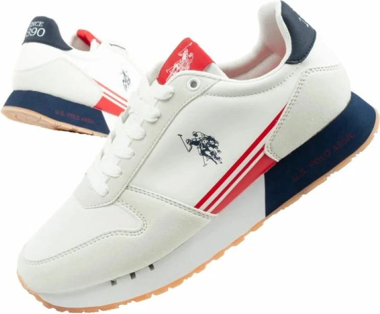 Atlete meshkuj US Polo Assn Deni Man, të bardha