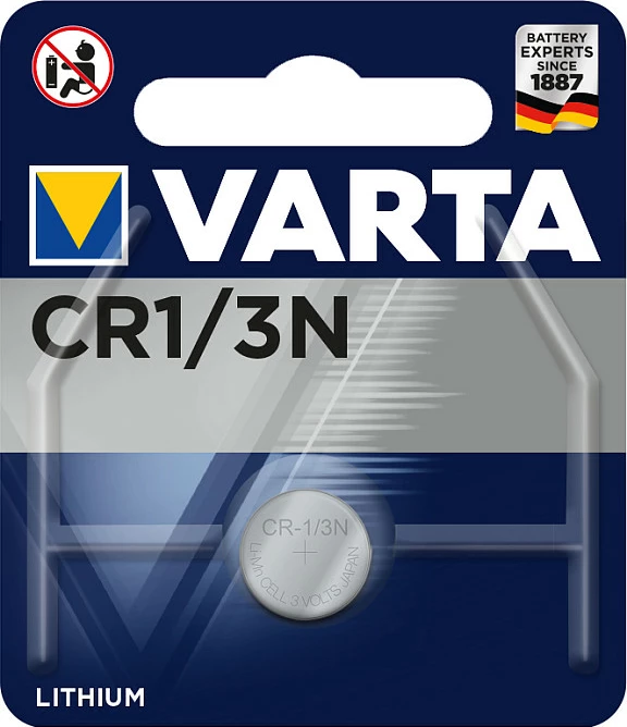 Bateri Varta CR1/3N, Lithium 3V 170mAh, 1 copë