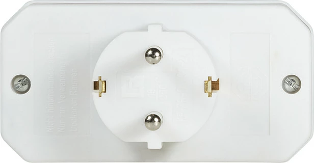 Adapter rryme LogiLink, 2x Euro + 1x Schuko, i bardhë