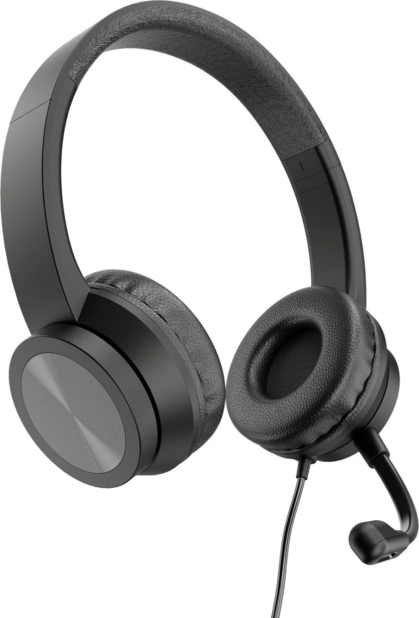 Kufje Conceptronic USB-A, mikrofon, 2m, e zezë