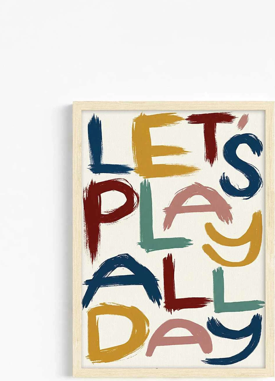 Pikturë dekorative me kornizë druri, MDF, shumëngjyrëshe, Wallity, Teknrsymdf - 64, 33x48cm