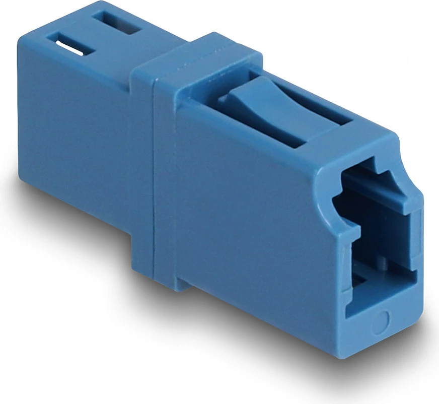 Adapter fibër optike DeLOCK LC/UPC Simplex female-female, single-mode, blu