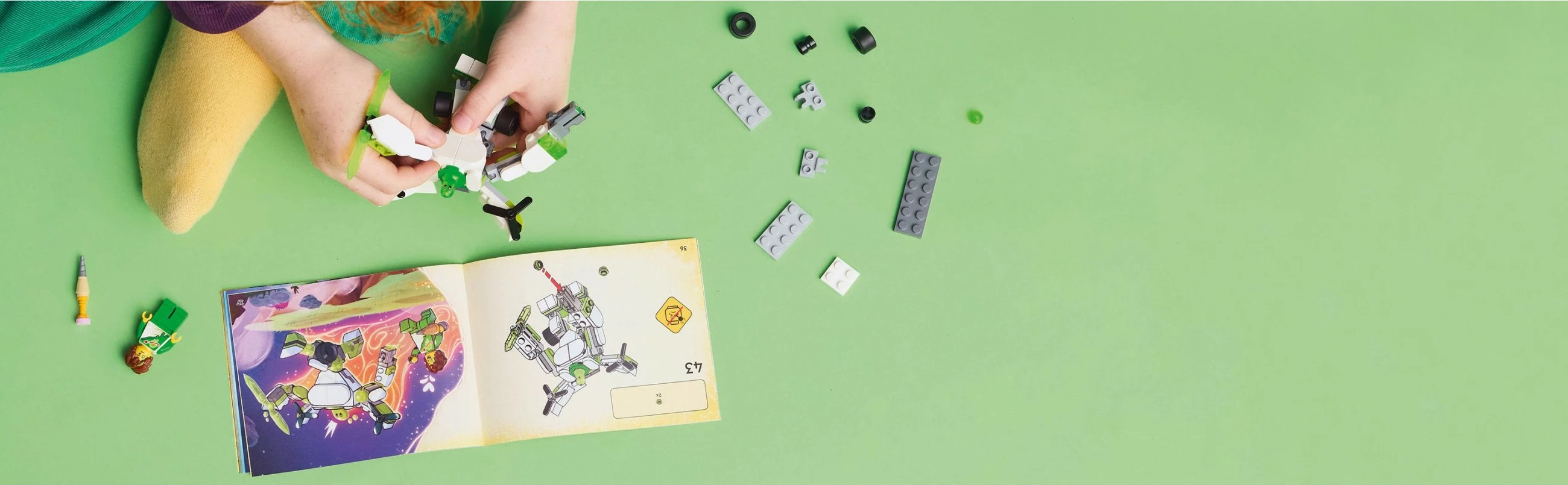 Set LEGO DREAMZzz 71487 Z-Blob Robot dhe Automjete, 121 pjesë