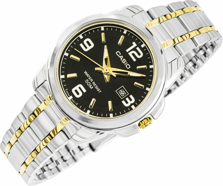Orë dore për femra Casio, argjend e ar