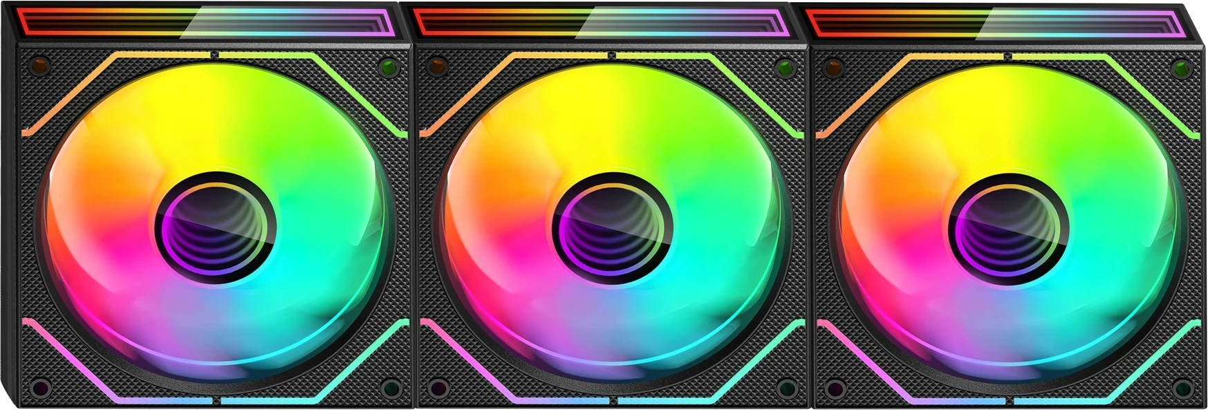 Set ventilatorë për kasë TACENS Mars Gaming MF3DPROKIT, 12 cm, LED Blu, 3 copë