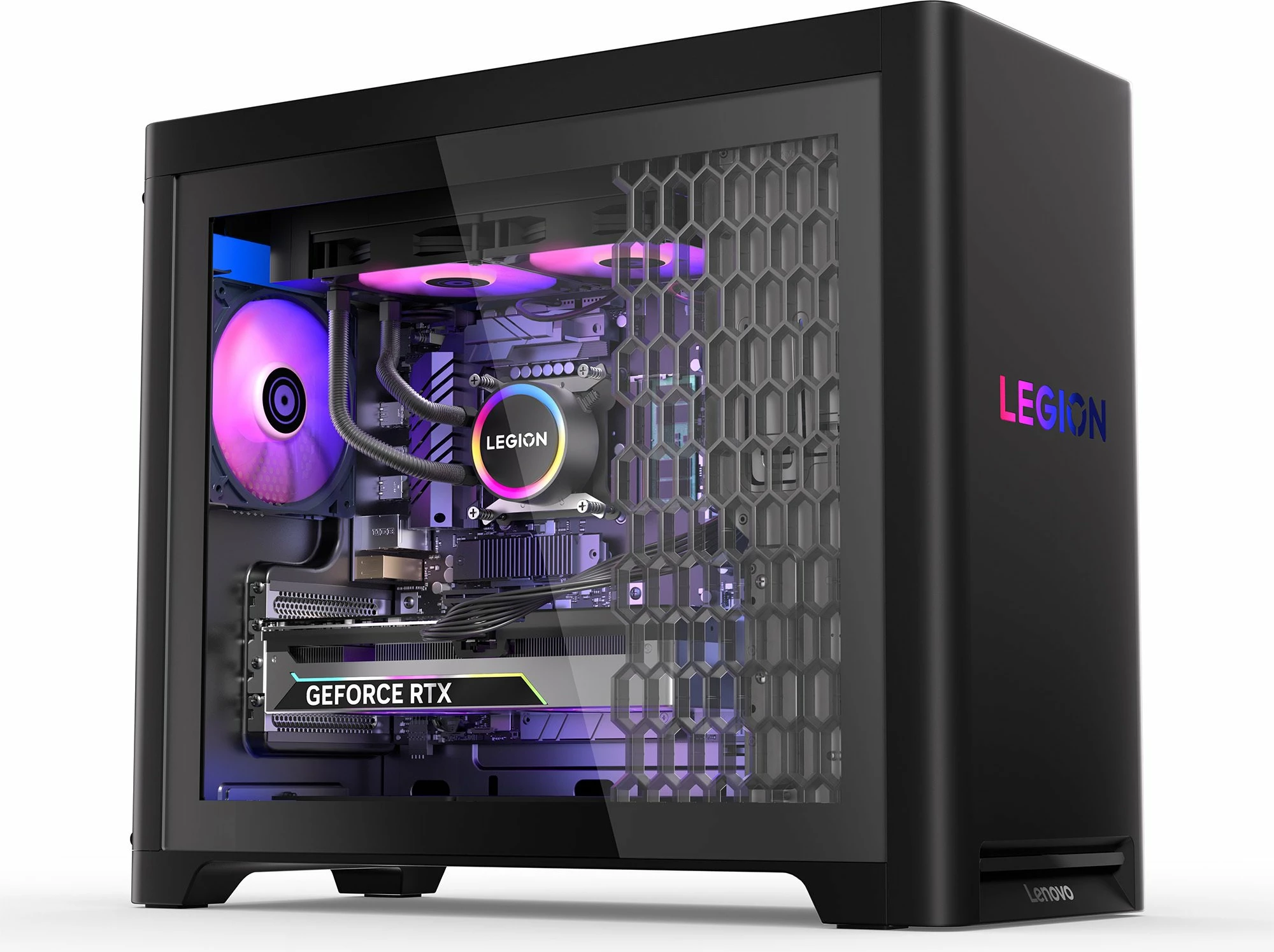 Kompjuter Lenovo Legion T5 30IAX10, Core Ultra 7 255HX, 32GB RAM, GeForce RTX 5060 Ti 8GB, SSD M.2 PCIe 2TB, pa OS, i zi