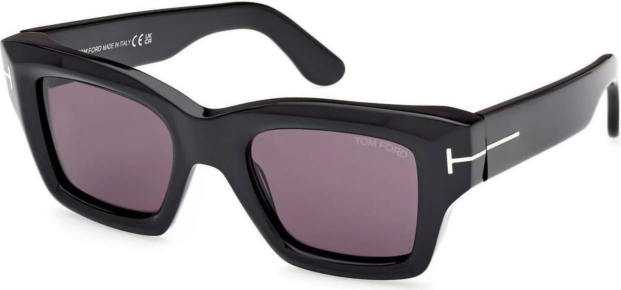 Syze dielli Tom Ford ILIAS FT1154 01A për meshkuj, të zeza