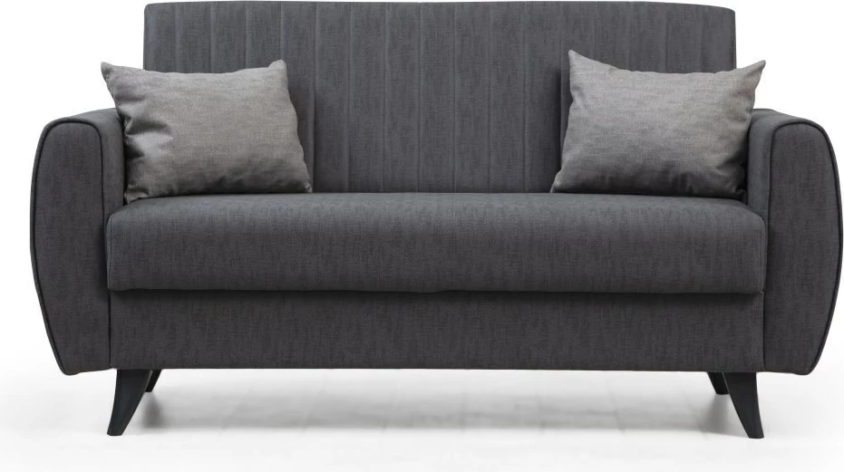 Divan-krevat dy vendësh Atelier del Sofa, ngjyrë gri e errët