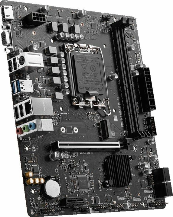 Pllakë amë MSI PRO H610M-E DDR4, 2 slote RAM, deri 64GB