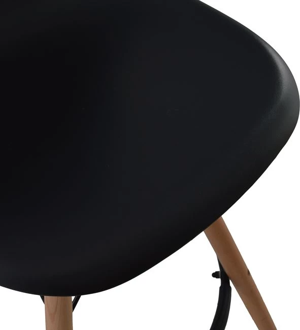 Karrige për bar Renata e zezë FH0173.02 47x50x108 cm, set prej 4 copë