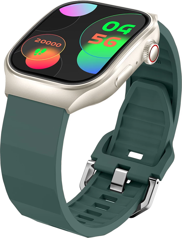 Smartwatch Moye Kronos Force Special Edition 2.1 inç TFT, IP67, Bluetooth 5.2, me 3 rripa silikoni 22 mm + Kufje wireless Moye Aurras 3 Lite