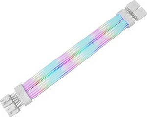 Kabllo mod ARGB Thermaltake Mod Snow 8-Pin, Female/Female, e bardhë