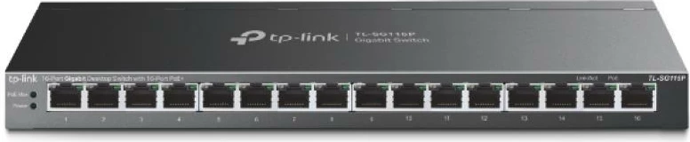 Switch, TP-Link, TL-SG116P, 16 porta, 1 Gbps