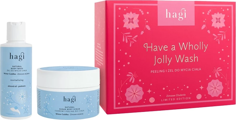 Set për kujdes trupi Hagi Have a Wholly Jolly Wash për femra, 2 copë