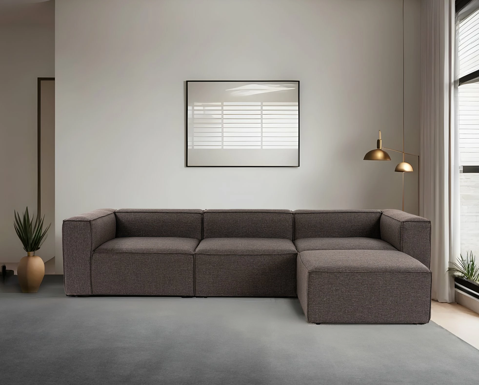 Këndollë Atelier del Sofa, Fora, ngjyrë kafe e errët