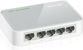 Switch TP-LINK TL-SF1005D, 5 porta, 10/100 Mbps, i bardhë