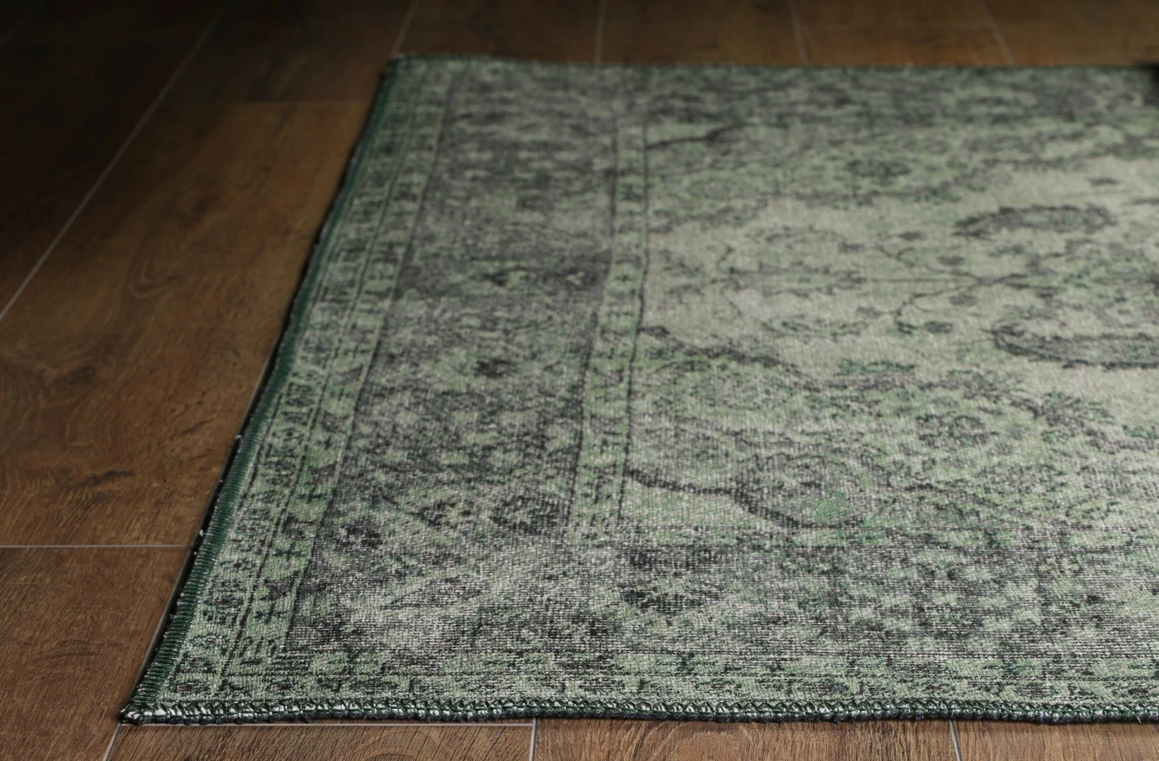 Qilim korridori (75x150), Conceptum Hypnose, Blues Chenille, ngjyrë e gjelbër AL 139