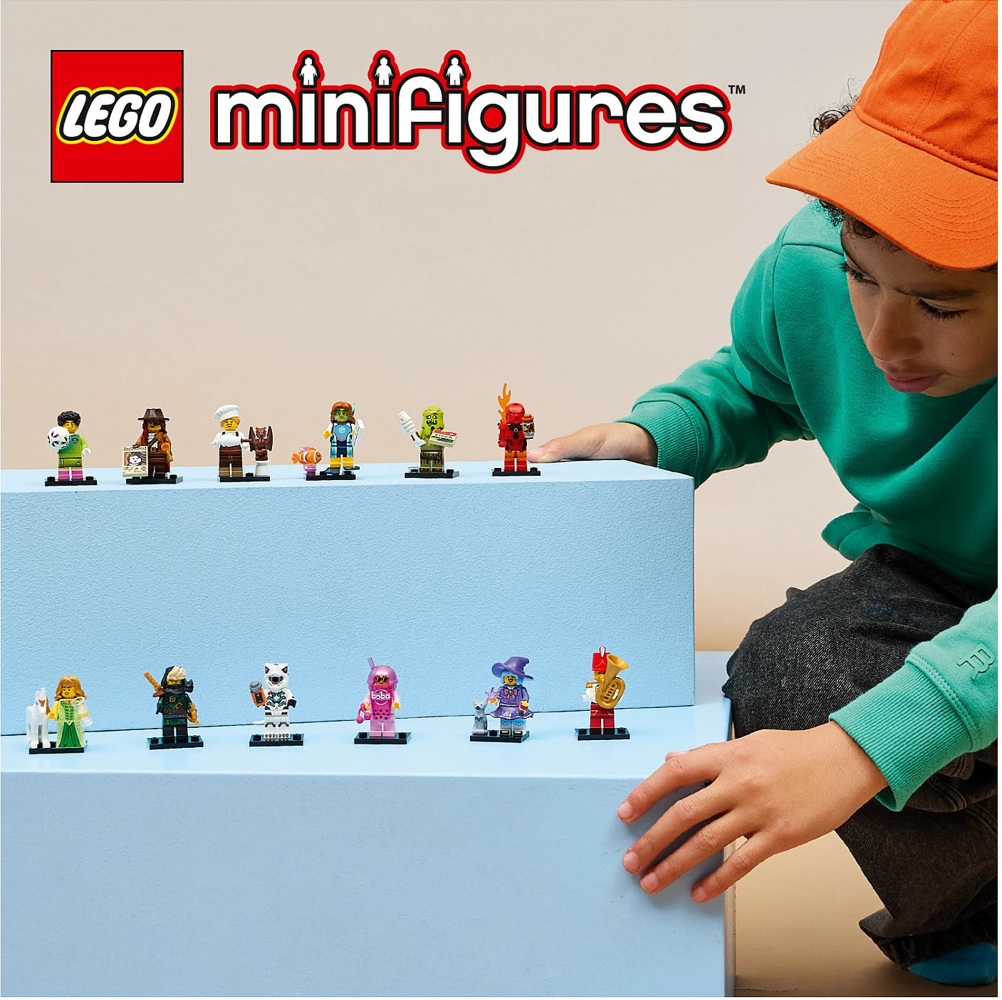 Set LEGO Minifigures 71052, Seria 29, 8 pjesë, multikolor