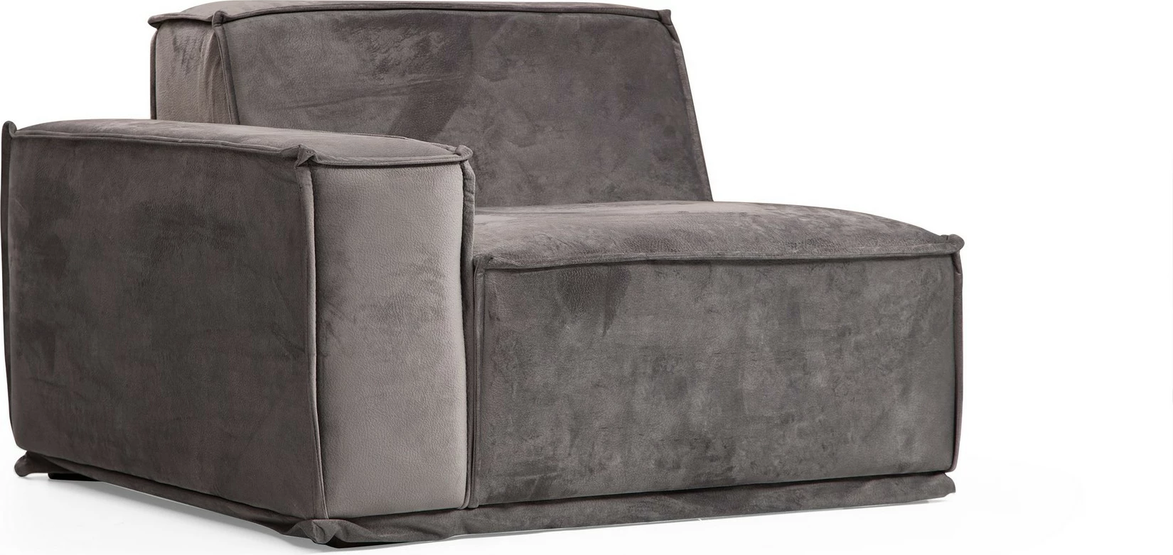 Divan dy ulëshe Atelier del Sofa, Lego 2 Seater, ngjyrë gri
