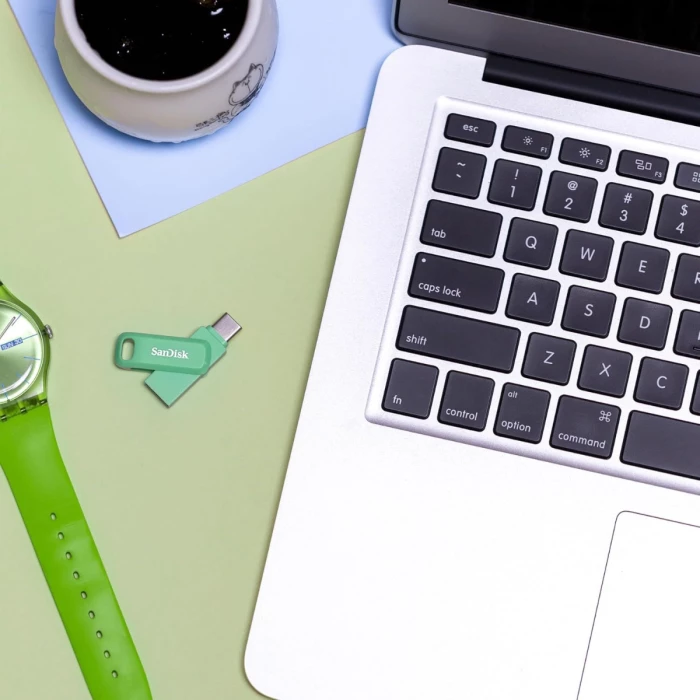 USB memorje SANDISK Ultra Dual Drive Go SDDDC3-1T00-G46AG 1TB USB-C/A USB 3.2 Gen 1, e gjelbër, 1 copë