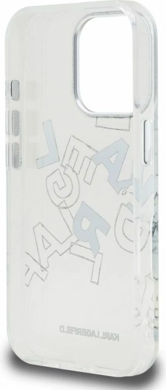 Kapak telefoni Karl Lagerfeld IML Sketched Graphic për iPhone 16 Pro, transparent
