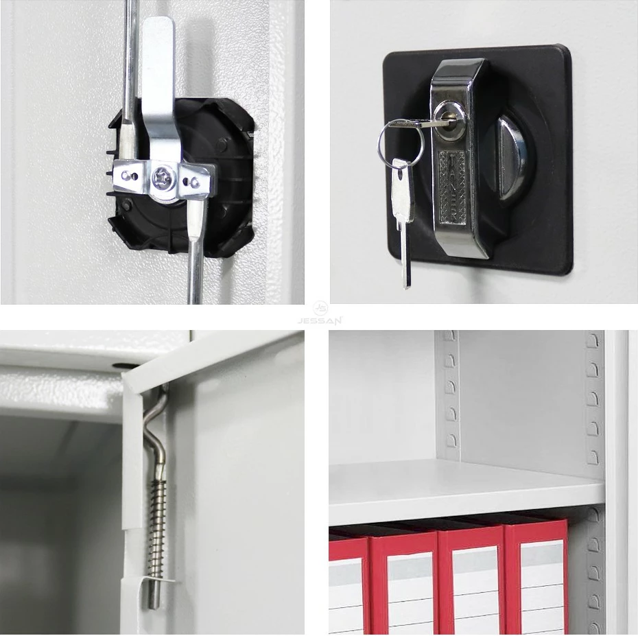 Dollap për ruajtje, ngjyrë gri-verdhë, Skye Decor, Js1008Sa