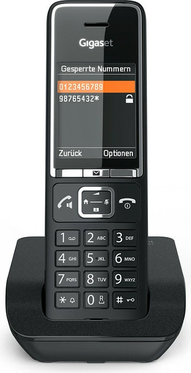 Telefon fiks pa kabllo Gigaset COMFORT 550, ekran 2.2", speakerphone, 200 kontakte, Caller ID, i zi