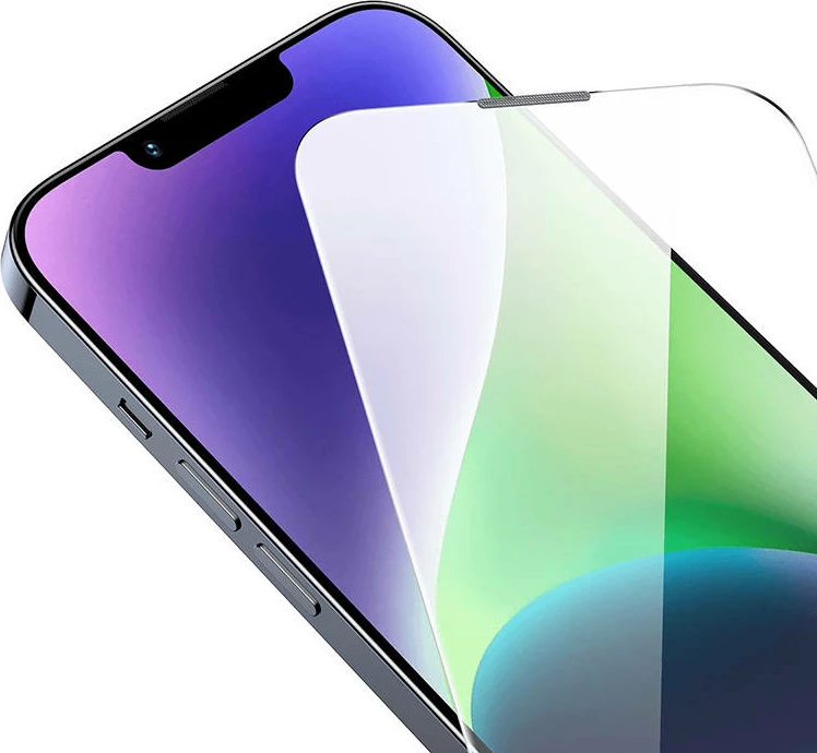 Xham i temperuar Baseus SGKN030702 për iPhone 13 Pro Max/14 Plus, 0.4mm, me set pastrimi