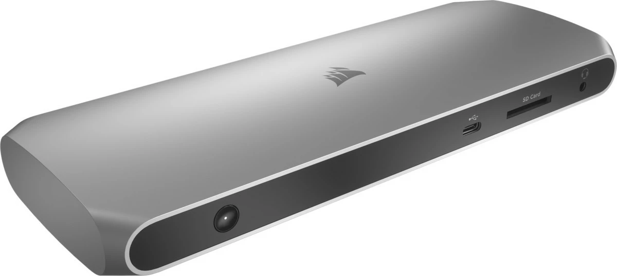 Docking station Corsair TBT100 Thunderbolt 3, alumini, stainless steel