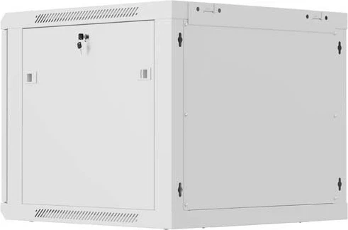 Kasë rack LANBERG 19" 9U 600x600mm, varëse, derë me vrima, gri
