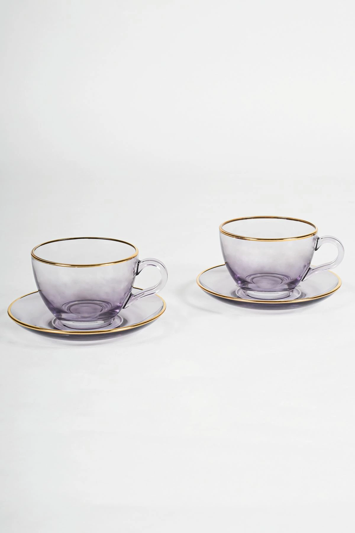 Set filxhanash çaji (4 copë), Hermia Concept, Five O'Clock, ngjyrë vjollcë