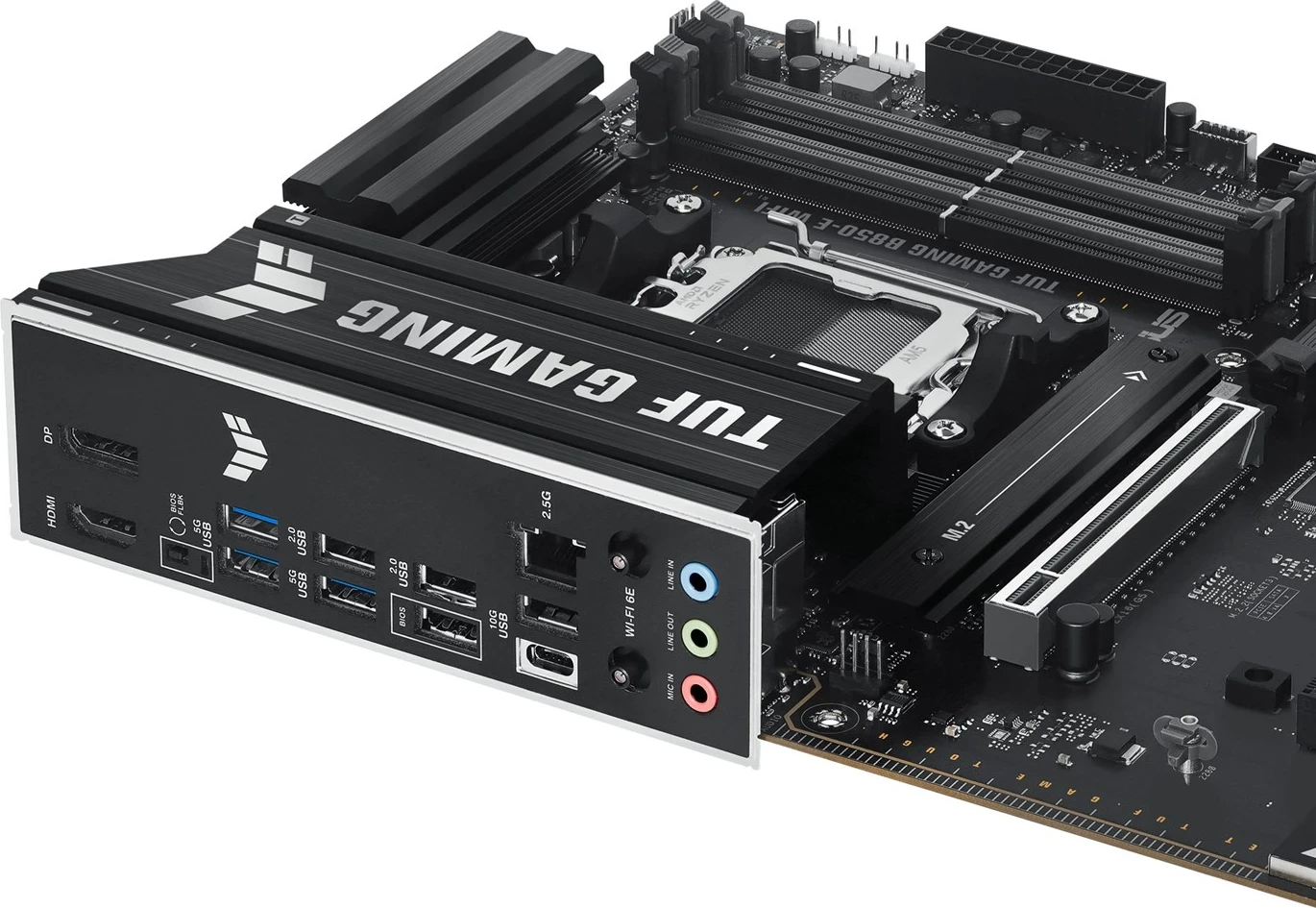 Pllakë amë ASUS TUF GAMING B850-E WIFI, Socket AM5, ATX, Wi-Fi 6E, Multikolor