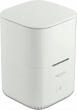 Docking station DeLOCK M.2 NVMe, 2 slote, klonim, USB-C 10 Gbit/s, e bardhë