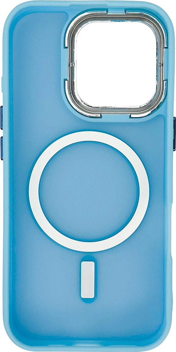 Mbështjellës Hurtel Magnetic Collection MagSafe për iPhone 16 Pro, TPU, kaltër e çelët