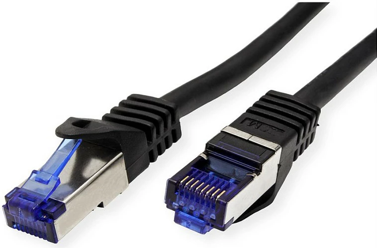 Kabllo rrjeti VALUE 21.99.0721 Cat6a 30m S/FTP RJ-45, e zezë