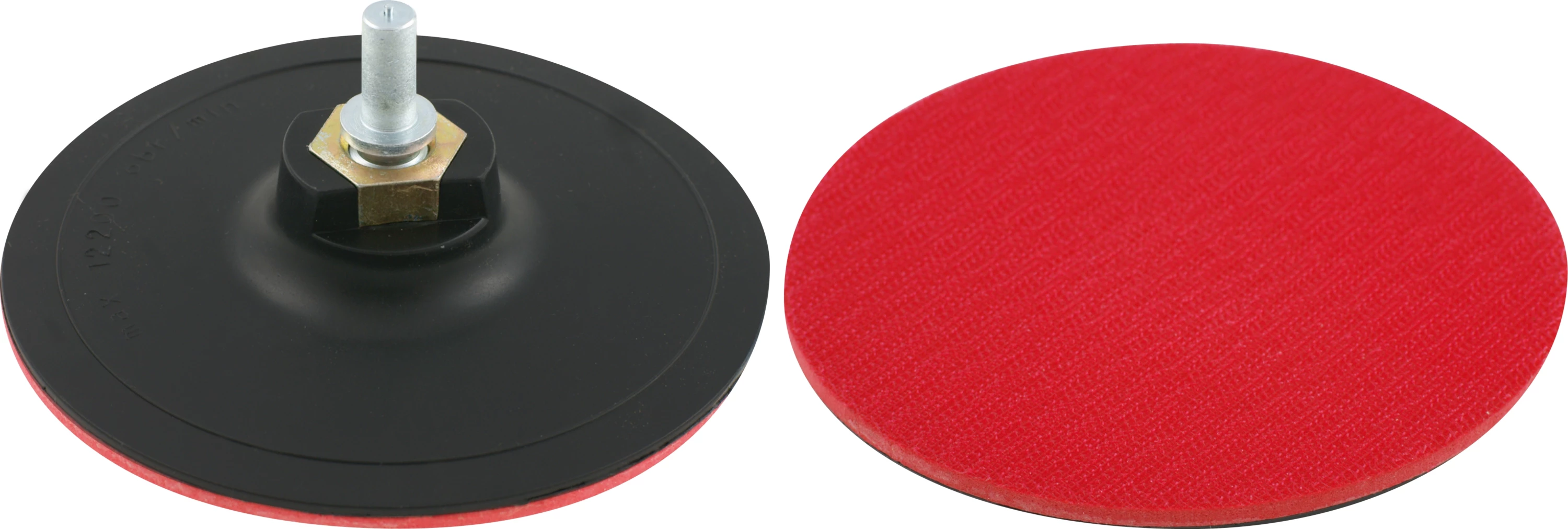 Disk gome Proline 27037, 125mm, M14, për brushe këndore, e kuqe