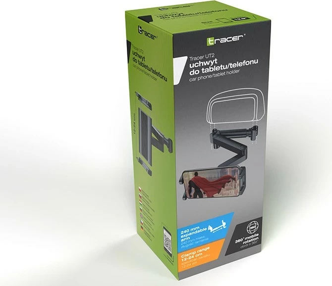 Mbajtës për makinë Tracer UT2, i zi