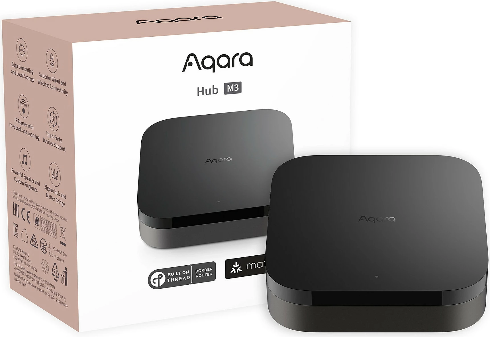 Hub Smart Home Aqara M3, Wi‑Fi/Bluetooth/ZigBee, i zi
