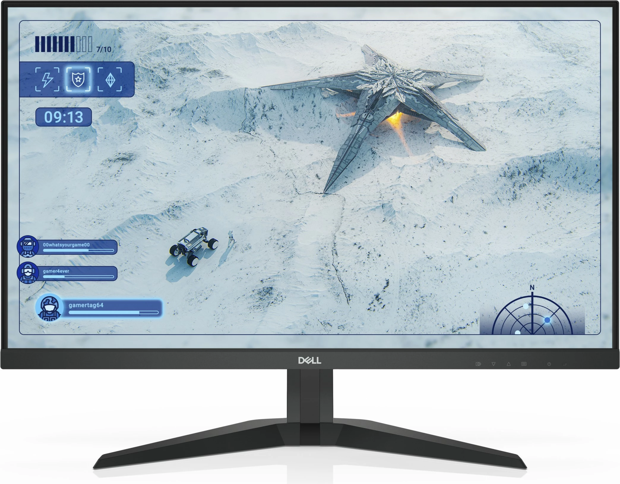 Monitor DELL G Series G2725D, 27 inç, Quad HD, 2560x1440, LCD, i zi