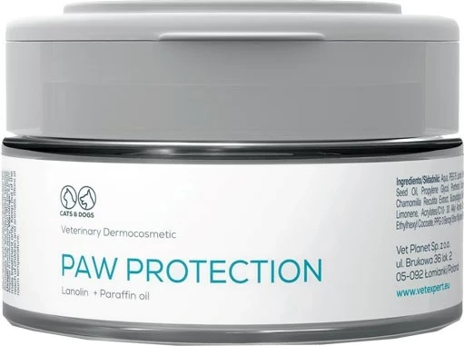 Pomadë mbrojtëse VetExpert Paw Protection për putrat e qenve dhe maceve, 75 ml