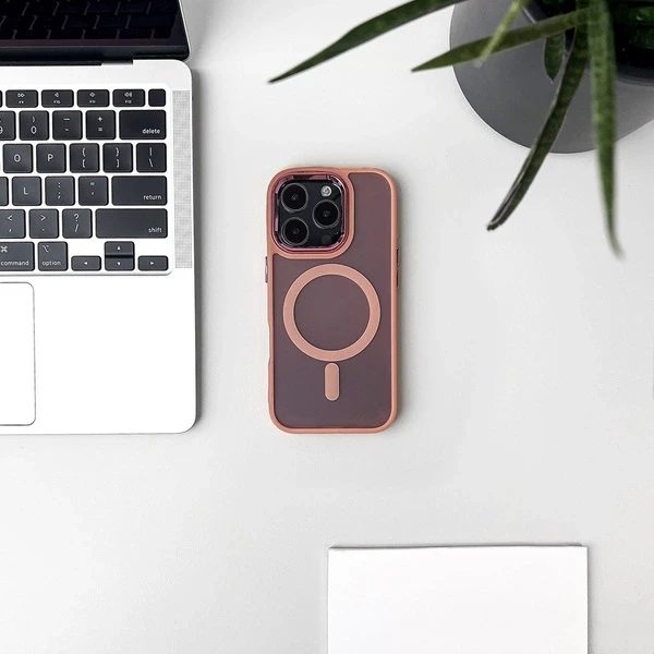 Mbështjellës Hurtel Glitter Case me MagSafe për Samsung Galaxy A26 5G, Rozë