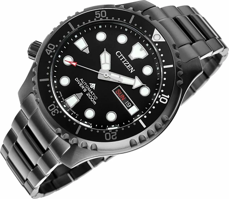 Orë dore për meshkuj Citizen, e zezë