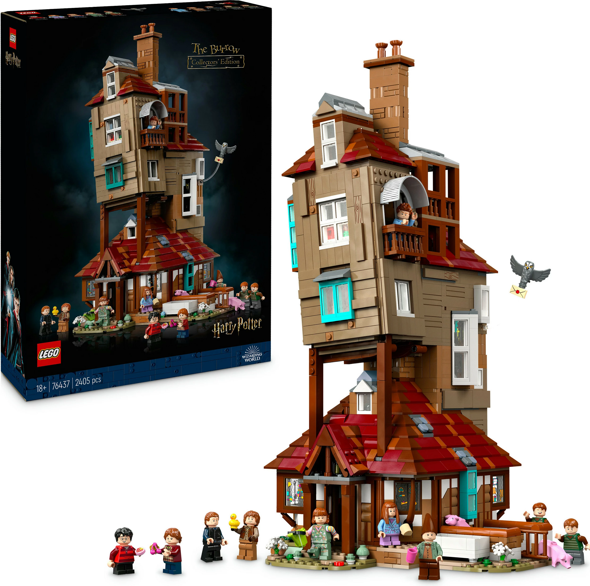 Set ndërtimi LEGO The Burrow, Koleksionist, 2405 pjesë, shumëngjyrësh