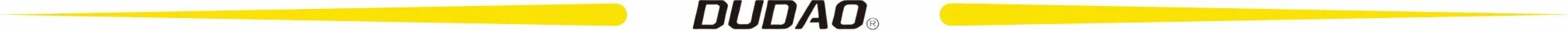 Powerbank Dudao K11 Pro 20000mAh, 4 kabllo të integrume, 10W, e zezë