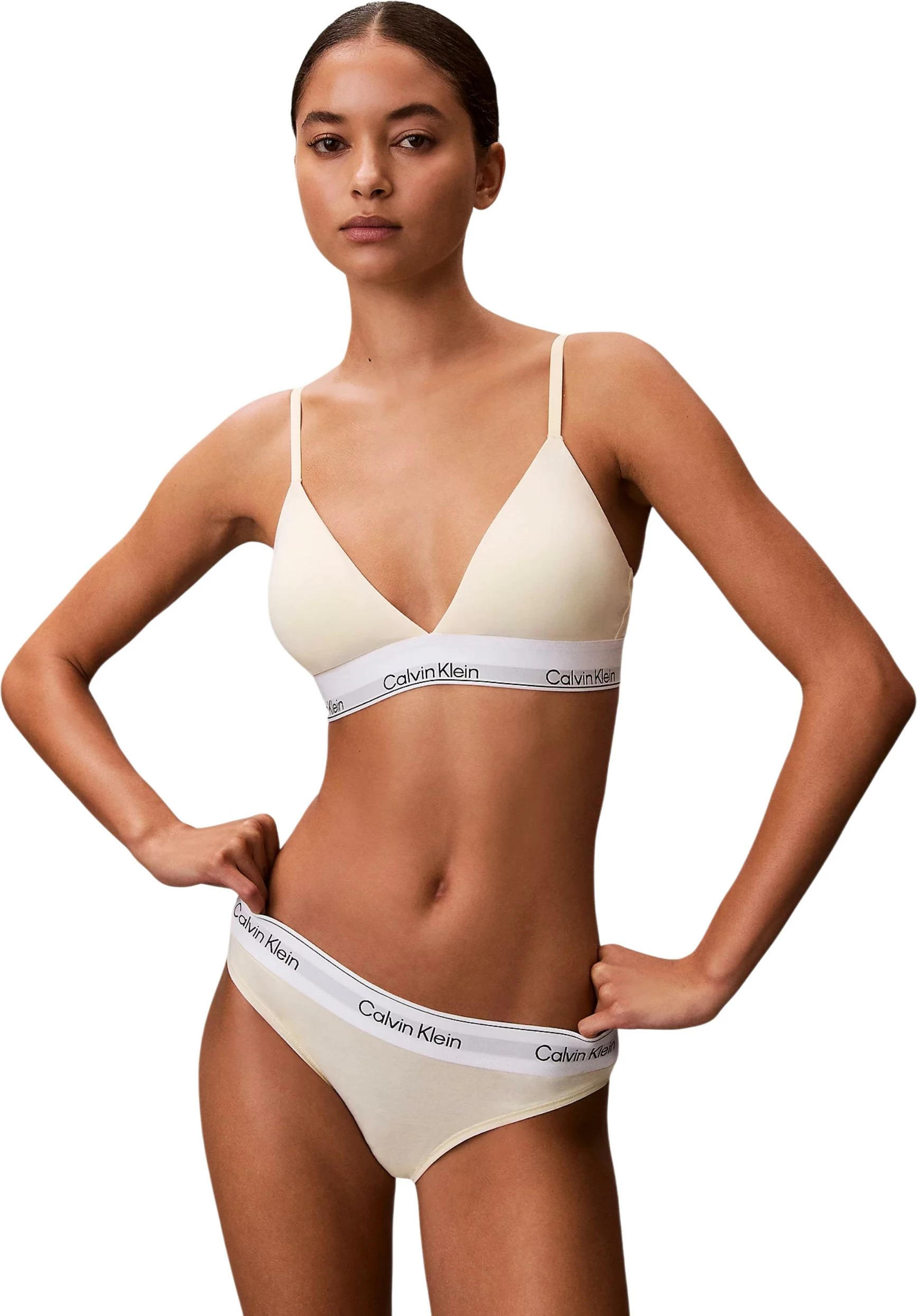 Të brendshme bikini për femra Calvin Klein Underwear LV00QF8520, krem [Madhësia: M]
