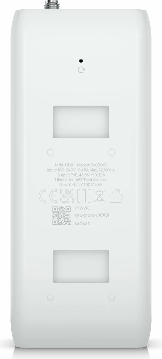 Adapter wireless PoE Ubiquiti UniFi UDB (Device Bridge), 5GHz Wi‑Fi 5, 1x GbE RJ45, 15W PoE out, Bardhë