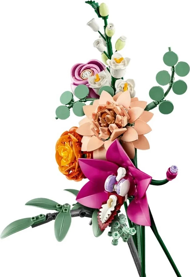 Set LEGO ICONS 10342 Pretty Pink Flower Bouquet