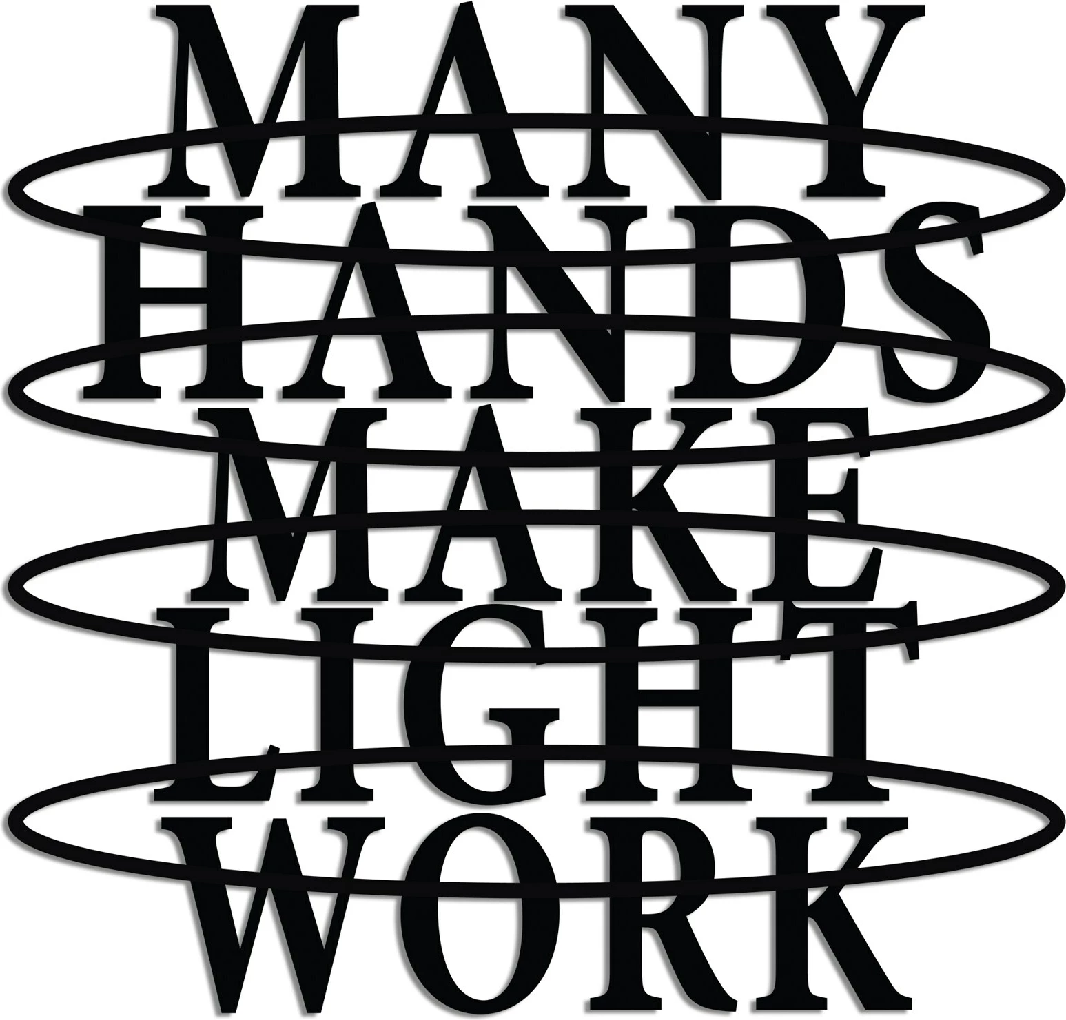 Aksesor dekorativ metalik për mur, Wallity, Hands Work